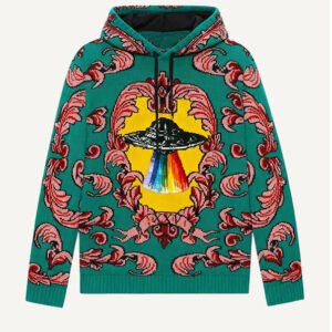 Fashion Casual Printed Polyester Sweater