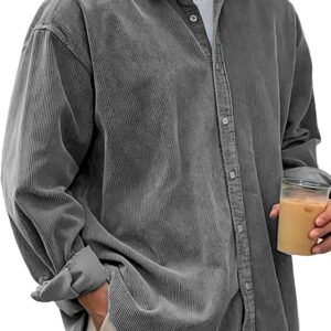 Casual Loose Men's Autumn And Winter Thick Shirt Jacket