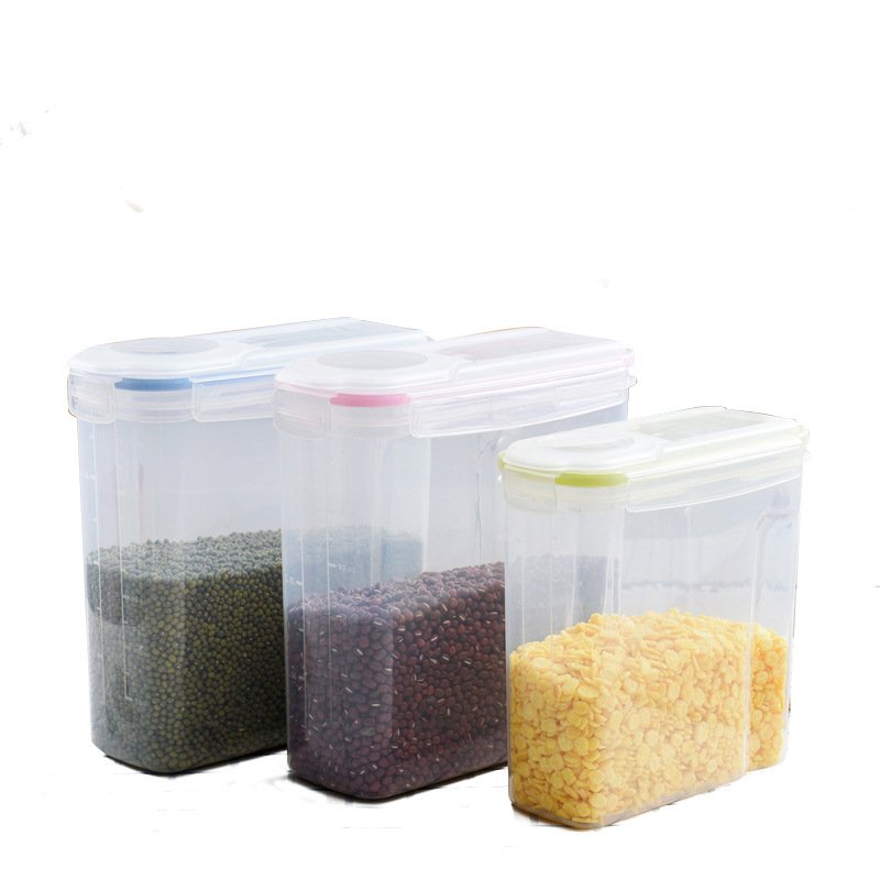 Original Airtight Cereal Container Locking Lid Watertight Bpa-Free Plastic Great Food Storage Keeper for Flour Sugar Dry Food - Image 6