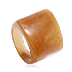 Women's Fashion Unique Ring Set Creative Jelly Color Resin Multi-Pack Rings Elegant Versatile Jewelry For Daily Wear & Gifting