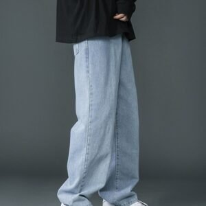 Retro Washed Denim Jeans For Men In All Seasons