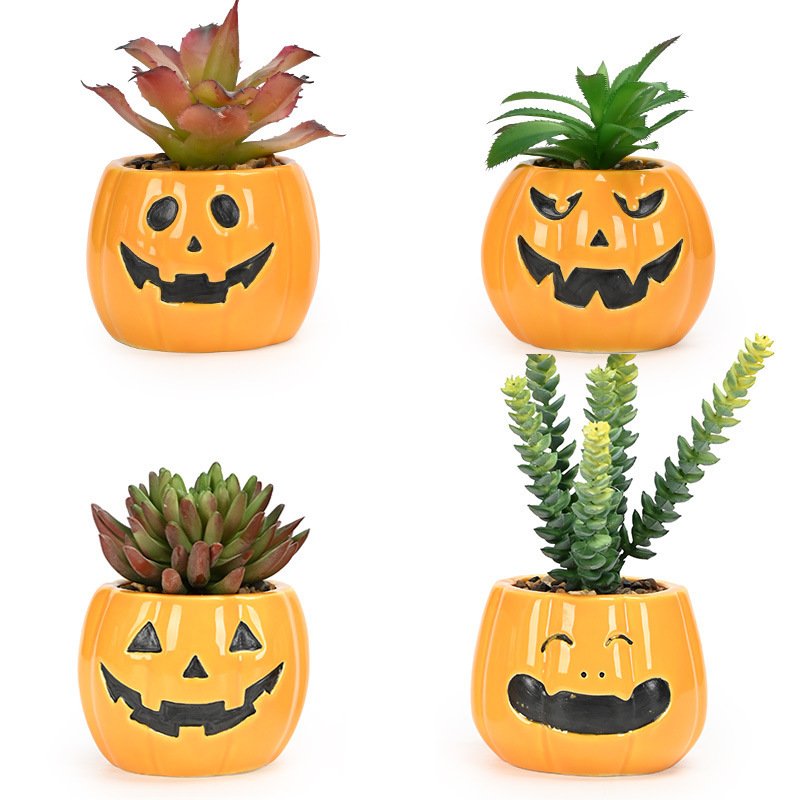 Halloween Succulent Flower Pot Ceramic Flower Pot Aromatherapy - Image 2
