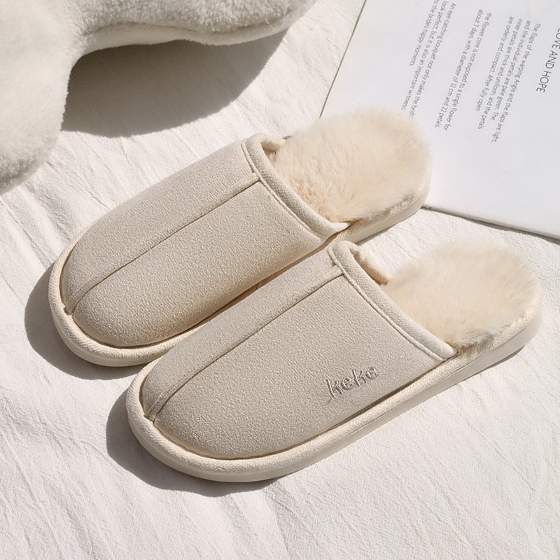 Indoor Warm Plush Cotton Slippers - Image 7
