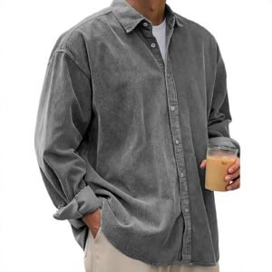 Casual Loose Men's Autumn And Winter Thick Shirt Jacket