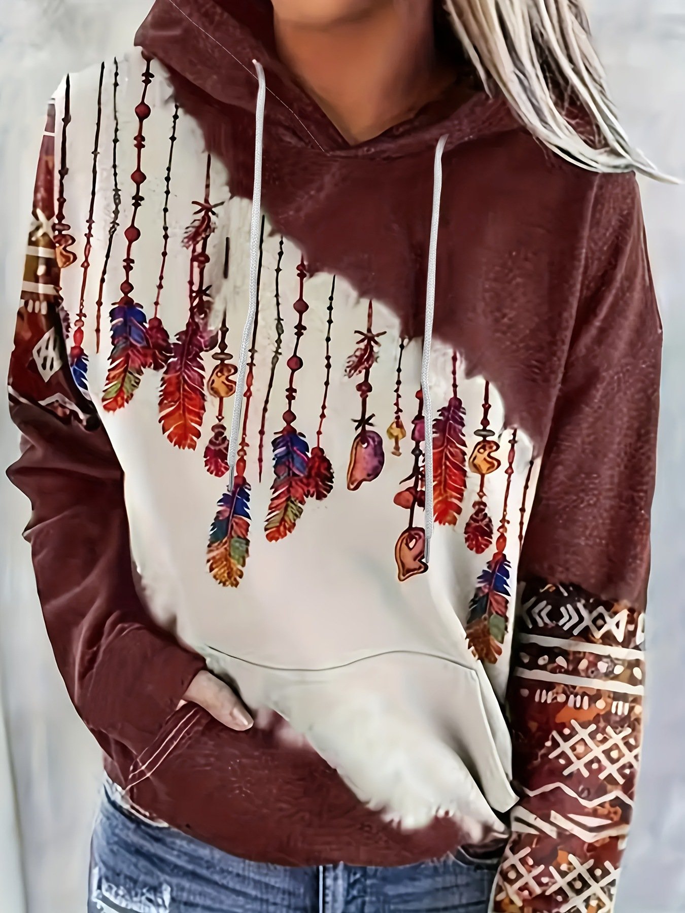 3D Digital-Print Casual Streetwear Womens Pullover Hoodie - Image 7