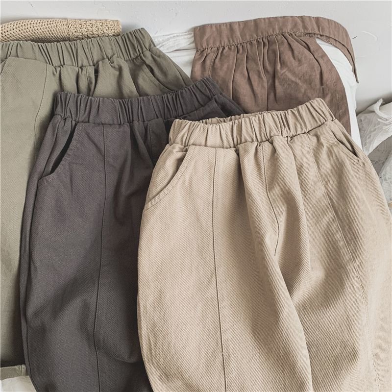 Children's Line-pressing Casual Pants Boys And Girls Baby Pants Spring And Autumn Clothing - Image 5