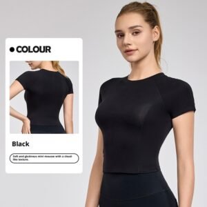 Women's Slim-Fit Versatile Workout T-Shirt For A Defined Waist