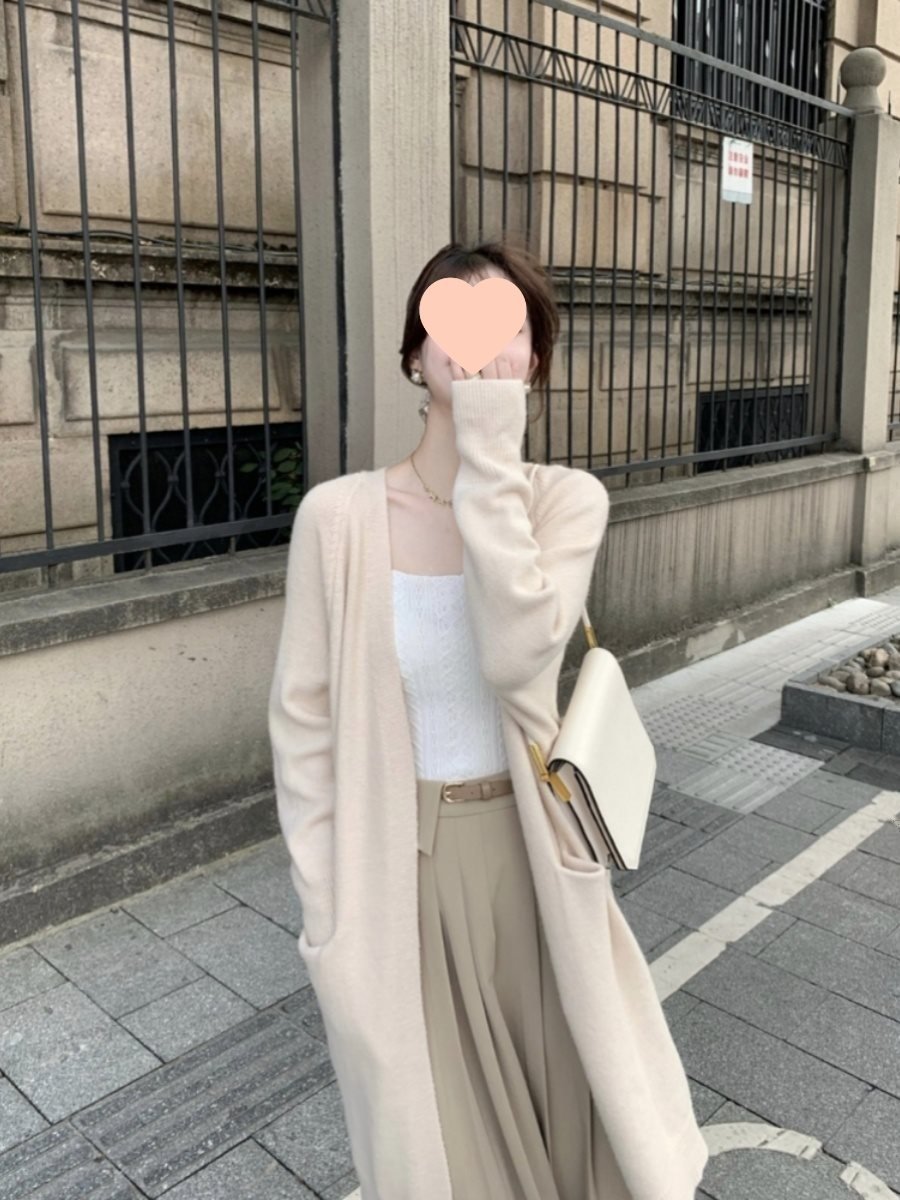 Mid-length Over-the-knee Early Autumn And Winter Idle Style Outerwear Sweater - Image 5