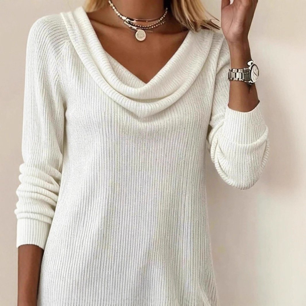 Allwinter Womens Long-sleeve Turtleneck Comfortable Dress - Image 3