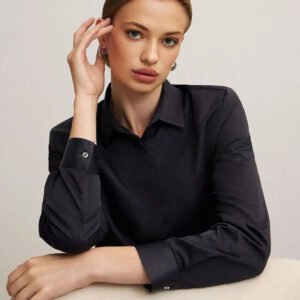 Foreign Trade Shirt Design Blouse Versatile Casual Long Sleeve