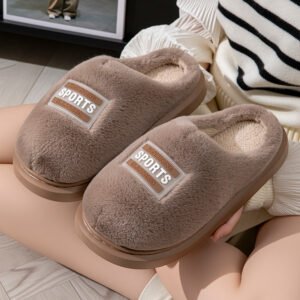 Autumn And Winter New Warm And Anti-slip Maternity Shoes With Cute Bow