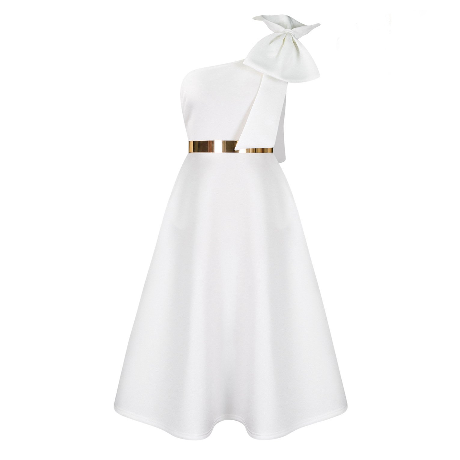 Valentines Day Fashionable Solid-Color Sexy Evening Gown For Women - Image 7
