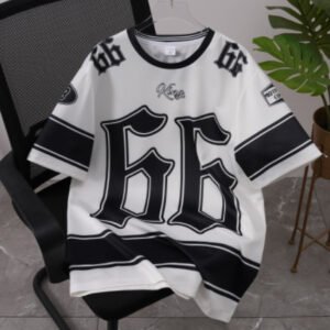 Women's Letter-print Loose-fitting Trendy Short-sleeve Top