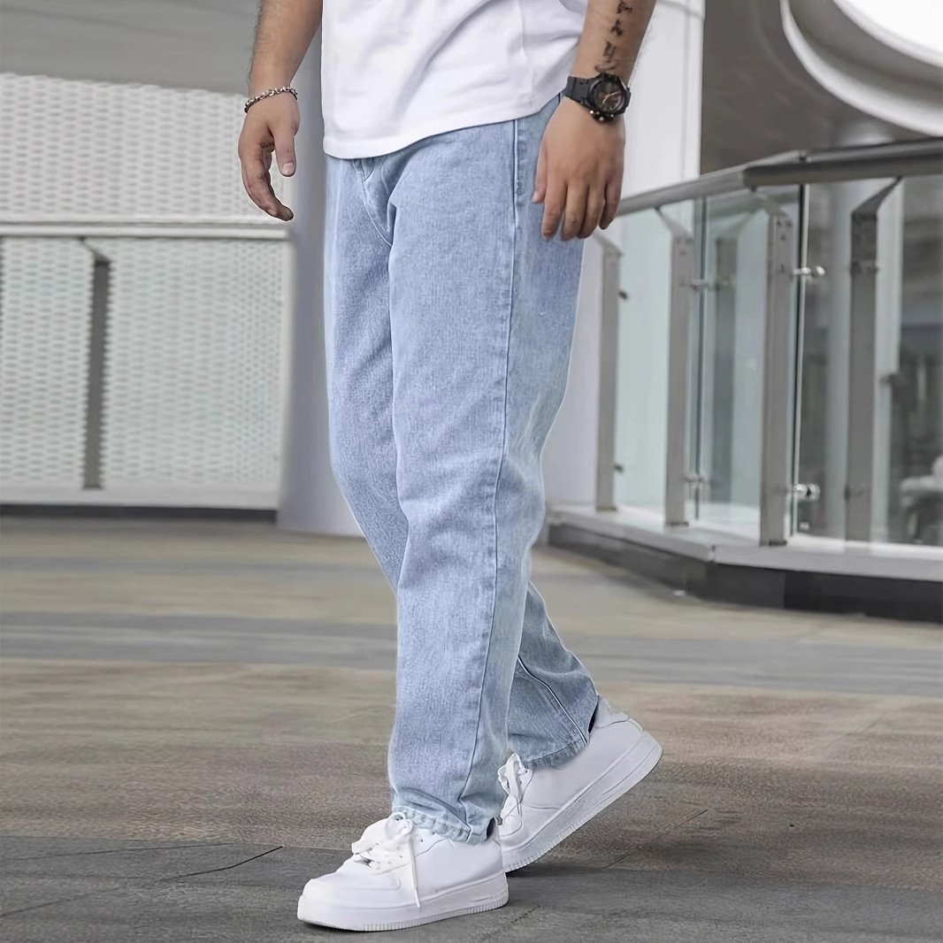 Youth Slim Jeans Men's Fashion Casual Men's Clothing - Image 3