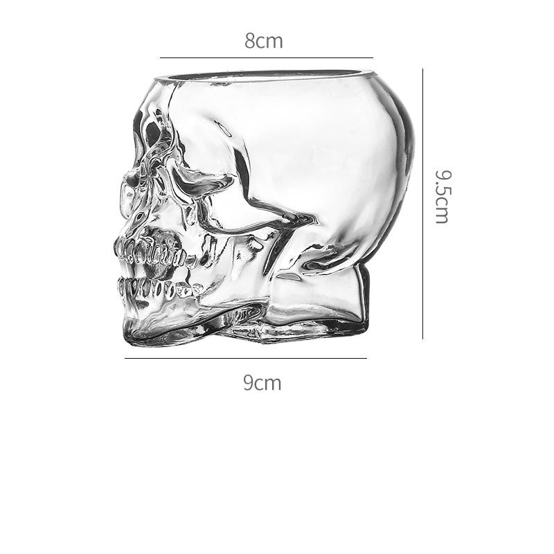 Skull Wine Glass Halloween Special-shaped Personality Juice Glass Whiskey Glass - Image 6