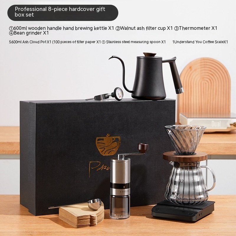 Pour-over Coffee Suit Gift Box Household American Coffee Maker Coffee Pot With Scale Combination - Image 10