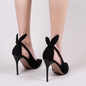 Sandals Women's Rabbit Ears Pumps Stiletto Heel 12cm High Heels