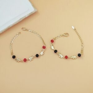 Light-luxury High-end Lucky-bead Elephant Bracelet For Women