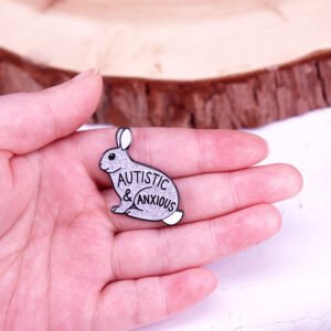 Cute Rabbit Brooch For Autism And Anxiety