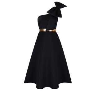 Valentines Day Fashionable Solid-Color Sexy Evening Gown For Women