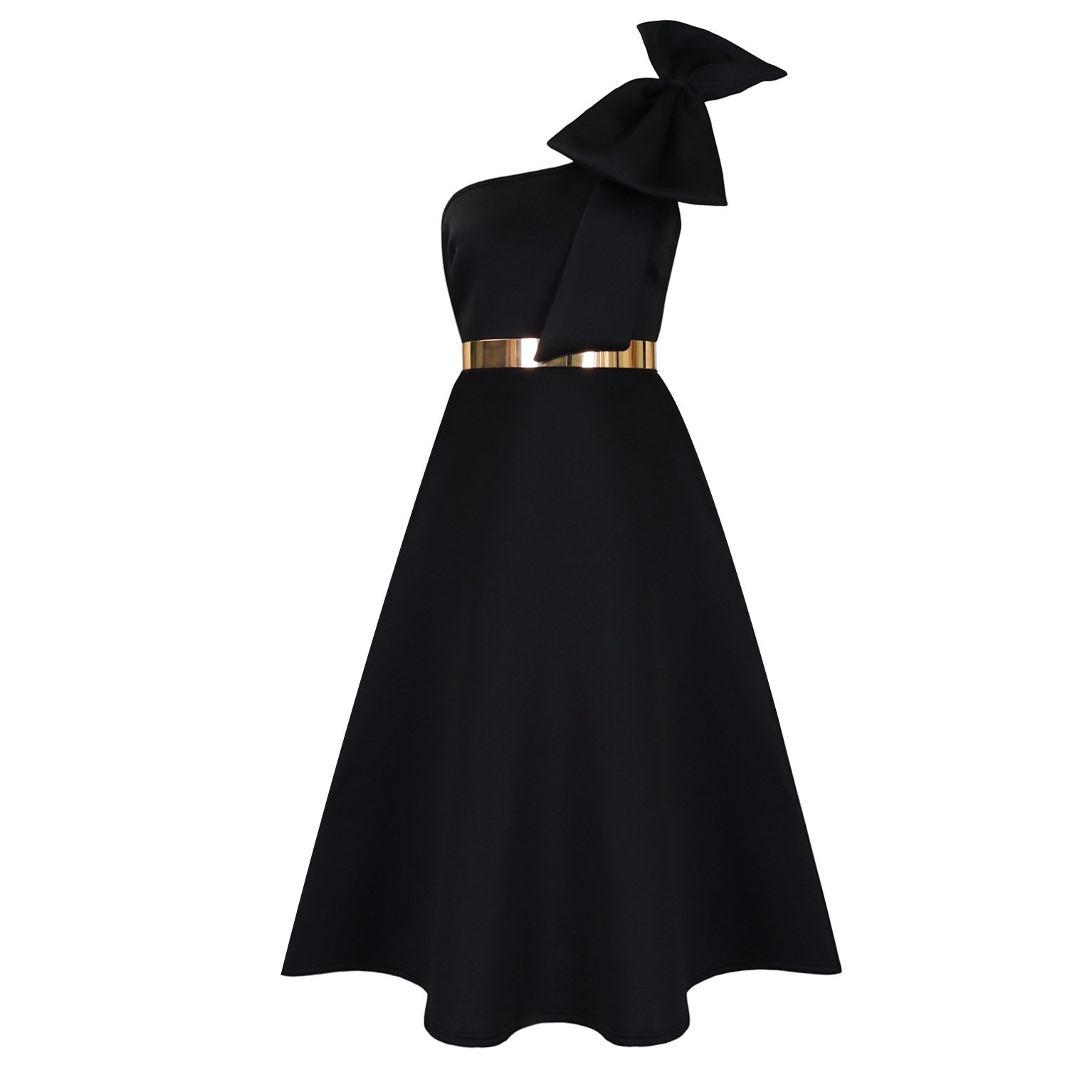 Valentines Day Fashionable Solid-Color Sexy Evening Gown For Women - Image 6