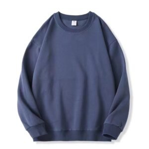 Men's Solid Color Fleece-lined Jacket With A Hoodie Inside