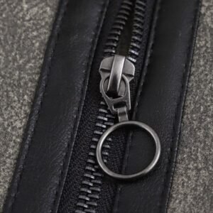 Double-sided Lapel Long-sleeved Jacket With Loop Trim