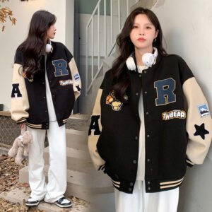 Women's Retro Sweater All-matching Loose Jacket