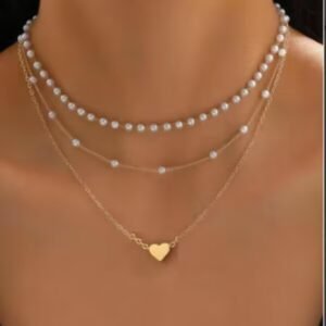 Bow-knot Clavicle-length Tassel Pendant Necklace