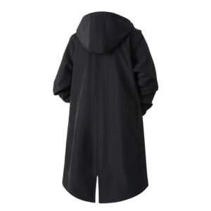 Men's Solid Color Large Size Casual Mid-length Trench Coat