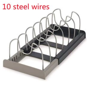 New Stainless Steel Retractable Adjustable Pot Cover Shelf For Cross Border Foreign Trade