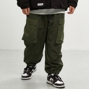 Men's Loose Straight Tube Bundle Feet Are Adjustable