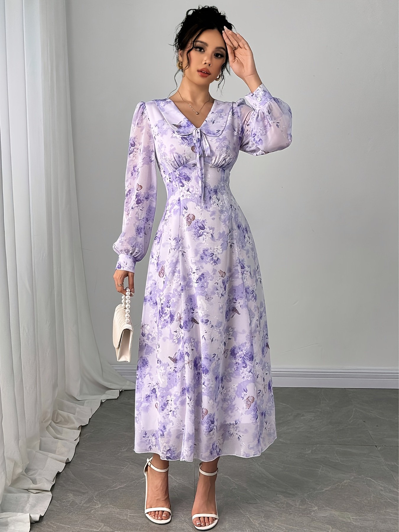 French-inspired Romantic Waist-cinching Dress That Beautifully Highlights Your Alluring - Image 6
