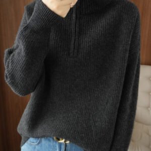 Women's Thickened Pullover Knitted Sweater Top