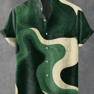 Men's Casual Digital 3D Short Sleeve Top