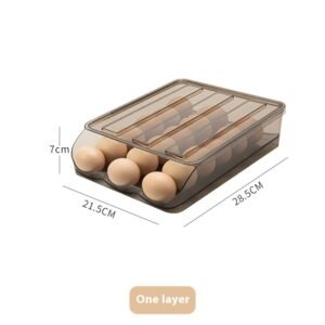 Home Kitchen Transparent Multi-layer Egg Storage Box