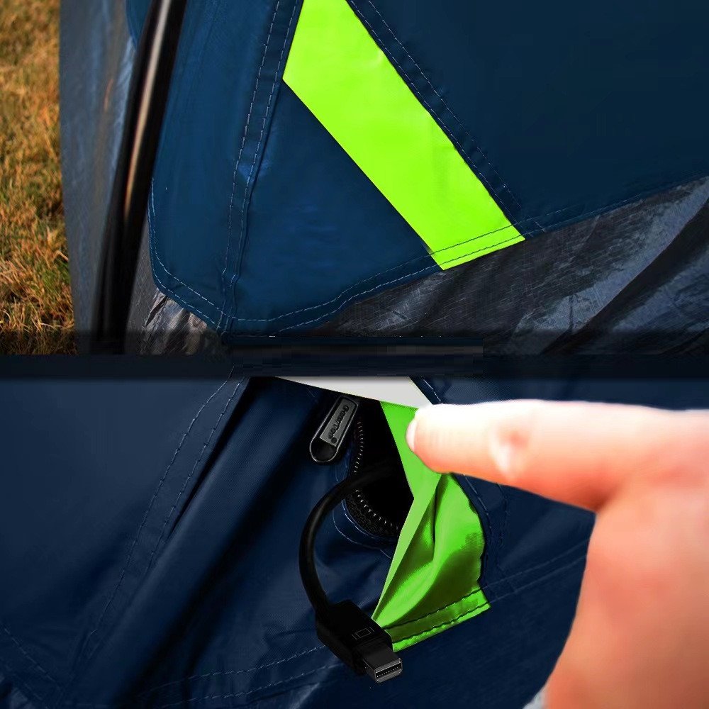 4 Person Black Coated Darkroom Tent For Camping Family Backpacking Tents - Image 5