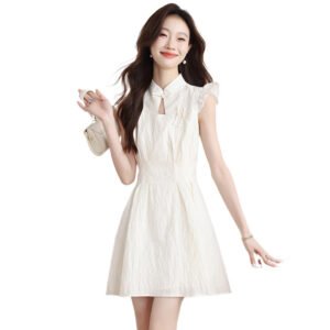 Women's Fitted-waist Modernized Cheongsam Dress