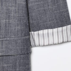 Women's Loose Casual Linen Blended Rolled Sleeve Suit Jacket