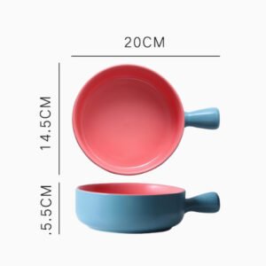 Ins Ceramic Square Baking Tray, Cheese Baking Rice Plate