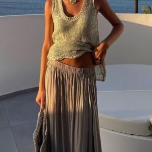 Versatile Loose-fit Sleeveless Sexy V-neck Top For Women