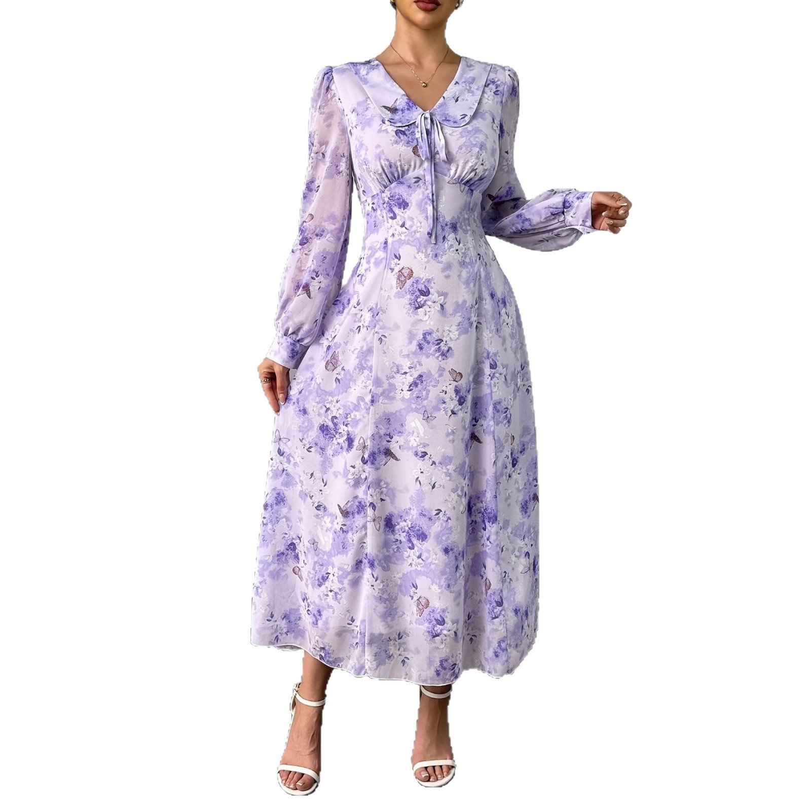 French-inspired Romantic Waist-cinching Dress That Beautifully Highlights Your Alluring - Image 5