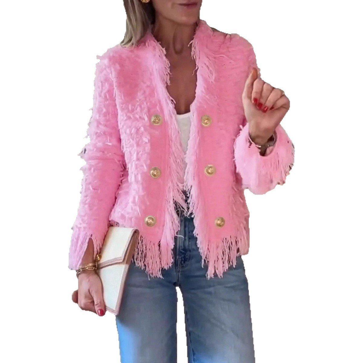 European And American Fashion Elegant Niche Tassel Jacket Women - Image 2