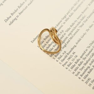 Irregular 2-piece Bracelet Set With Multi-layer Large-circle Wrapping