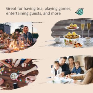 8 Pieces Patio Furniture Set with 9Ft Patio Umbrella, Outdoor Dining Table and Chairs, 6 Chairs, Push Button Tilt and Crank Parasol, Tempered Glass Top, Gray