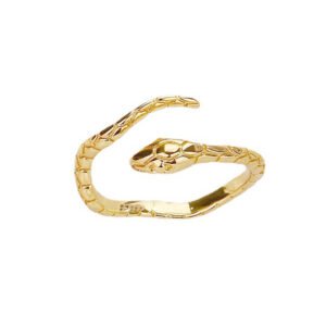 Textured Spirit Snake Ring Bold And Fashion-Forward