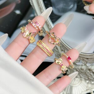 Dainty Snake-Shape Bow Ring For Women