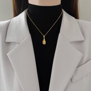 Rotating Water Drop Necklace For Women