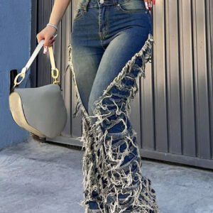 Trendy Autumn Denim Jeans With A Cool Edgy Vibe