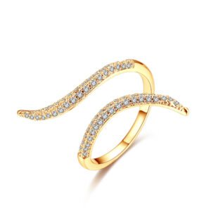 Womens Stylish Adjustable Open Ring With A Unique Design